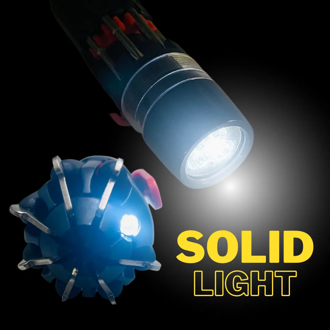 8 In 1 Multipurpose 6" Flashlight & Screwdrivers  - PS-02511