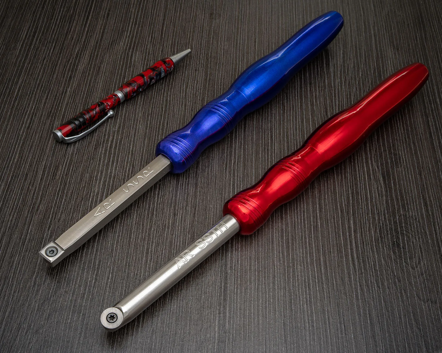 Acrylic Resin Set of 2 with Roughing and Turning Tool - 12" Overall