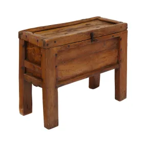 Antique “High Period” Wooden Trunk on Legs - ON HOLD
