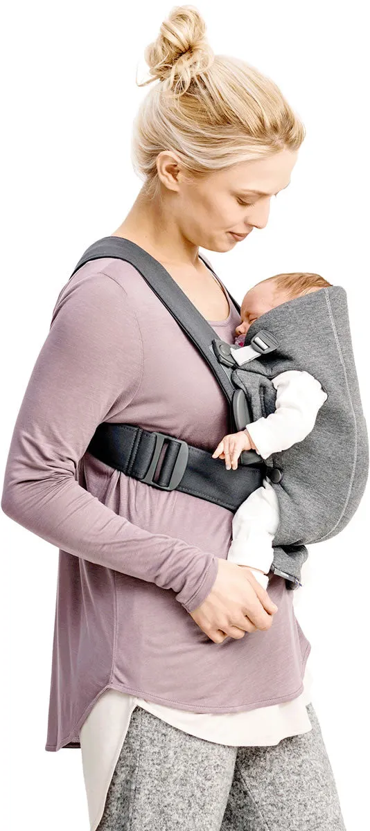 BabyBjorn Baby Carrier Mini, 3D Jersey - Dove Blue