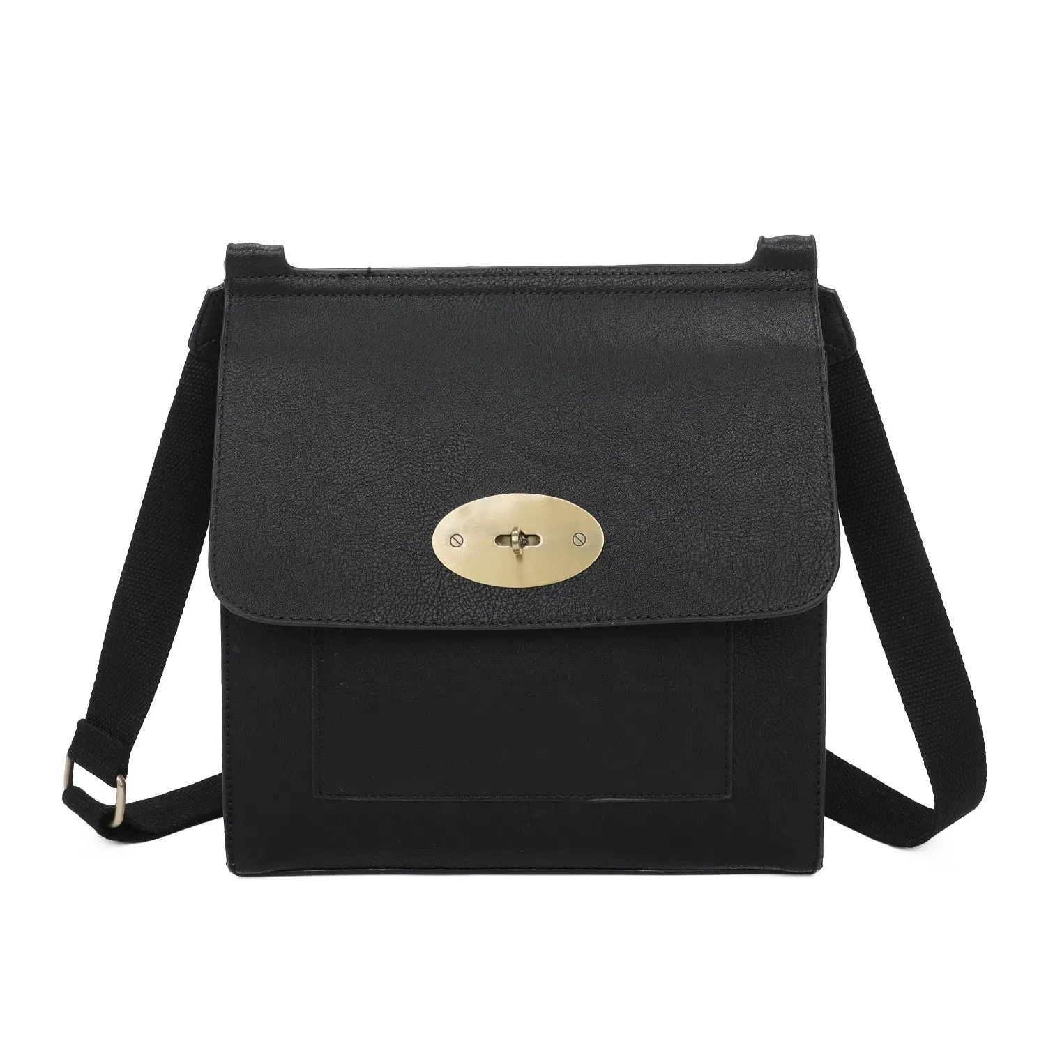 Black Lottie Crossbody Bag