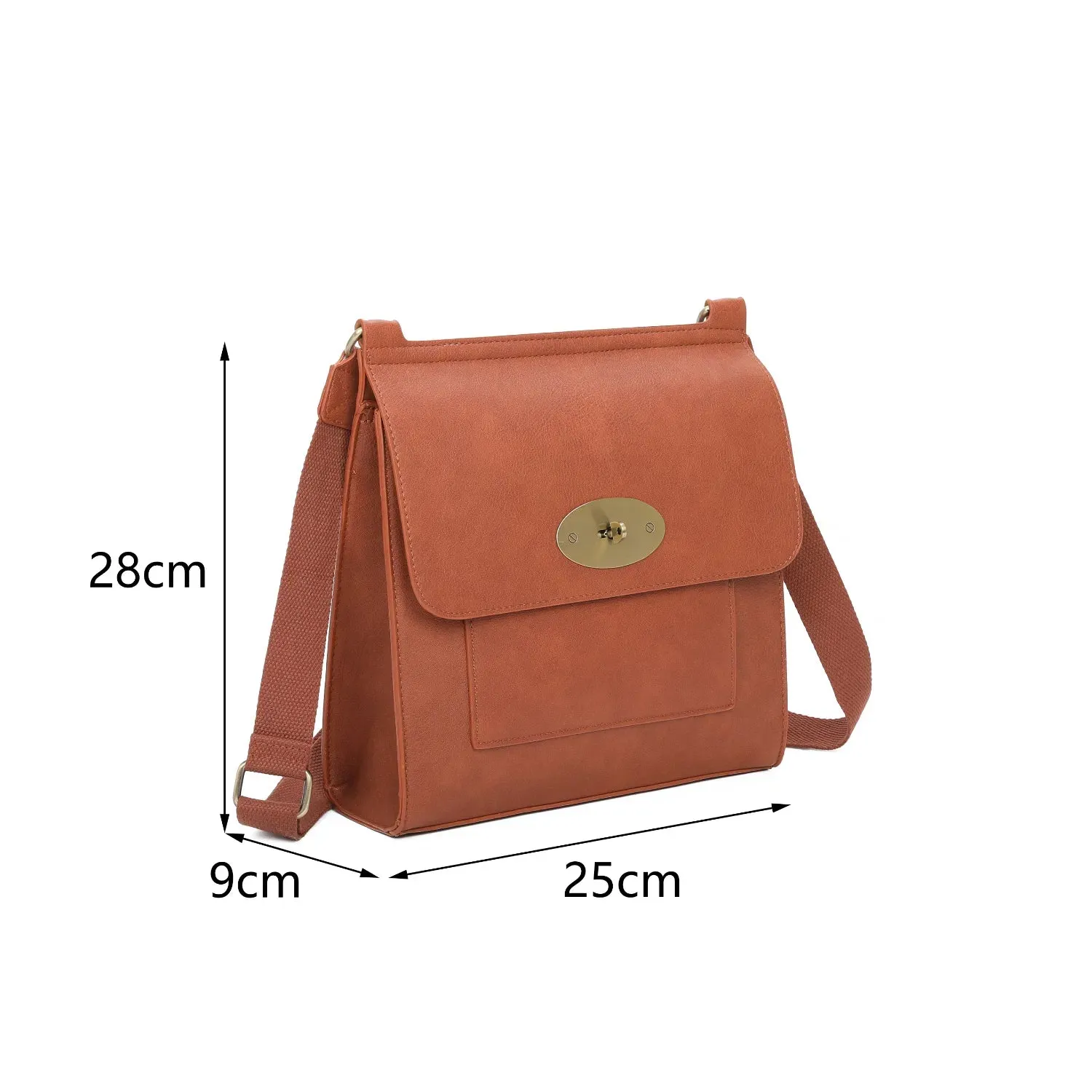 Black Lottie Crossbody Bag