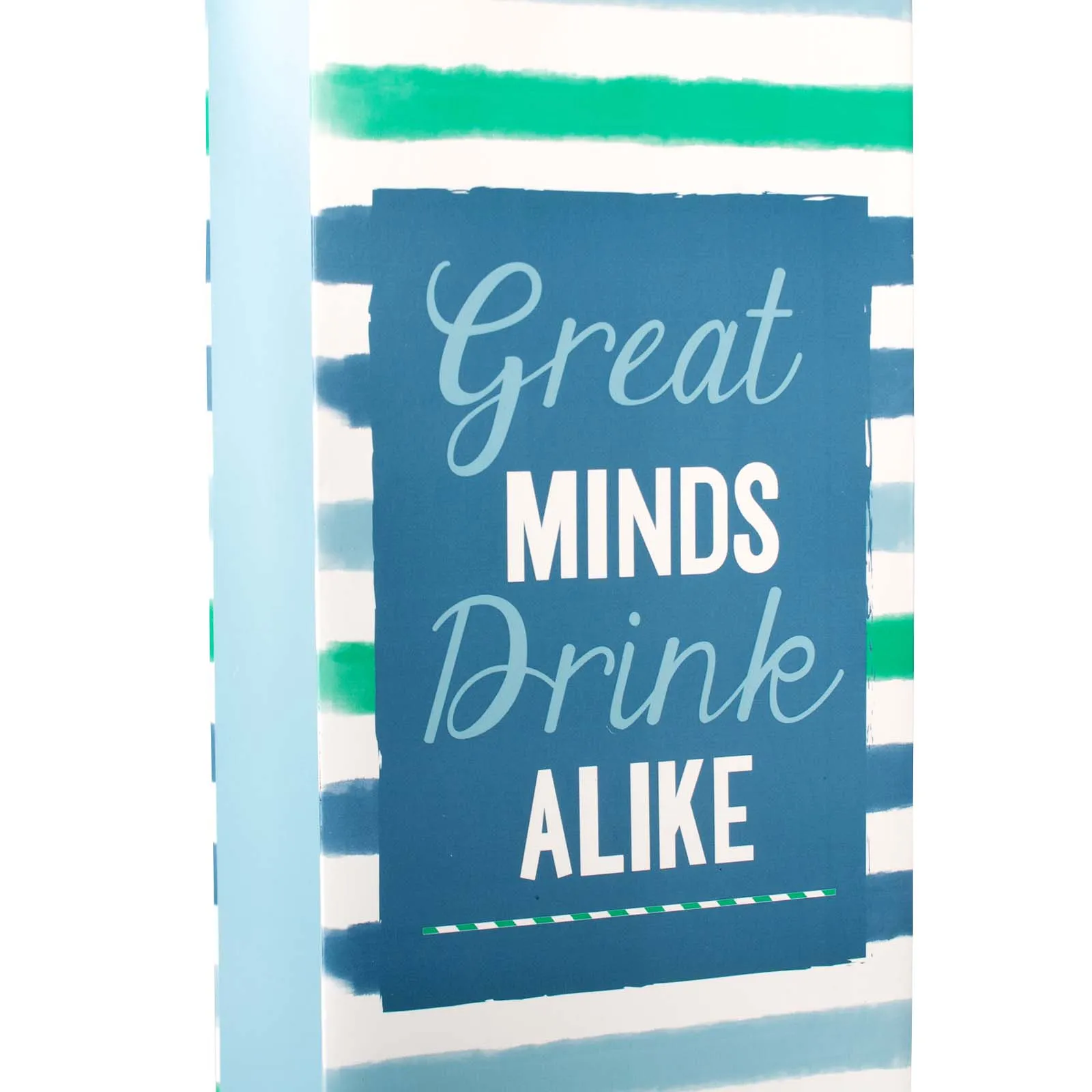 Blue Stripe Bottle Bag