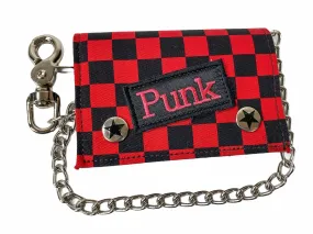 Checkered Wallet
Patch-Rebel, Union Jack Or Punk
Leather Back