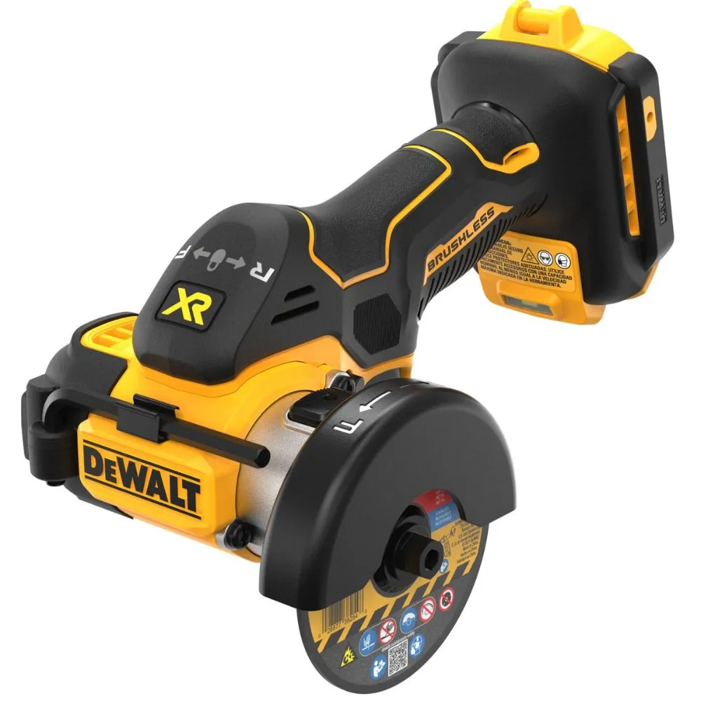 DEWALT DCS438E1 20V MAX XR® Brushless Cordless 3-in Cut-Off Tool Kit With DEWALT POWERSTACK™ Compact Battery