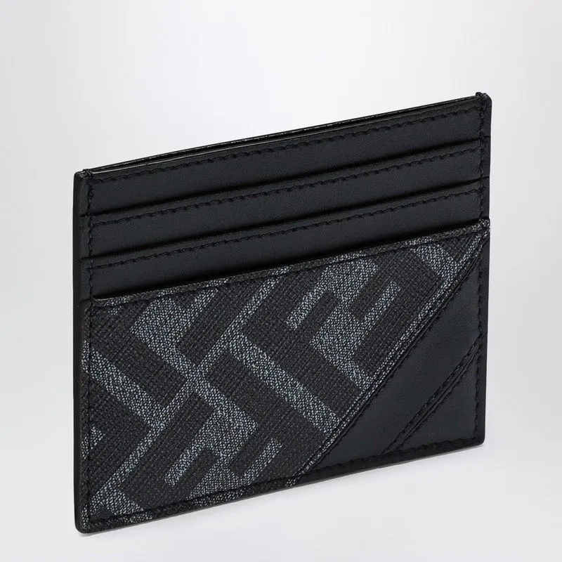 DIAGONAL LEATHER CARD HOLDER