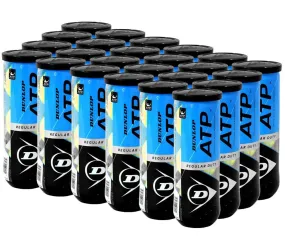 Dunlop ATP Regular Duty All Court Tennis Balls Case - 24 of 3 Ball Cans (72 balls)