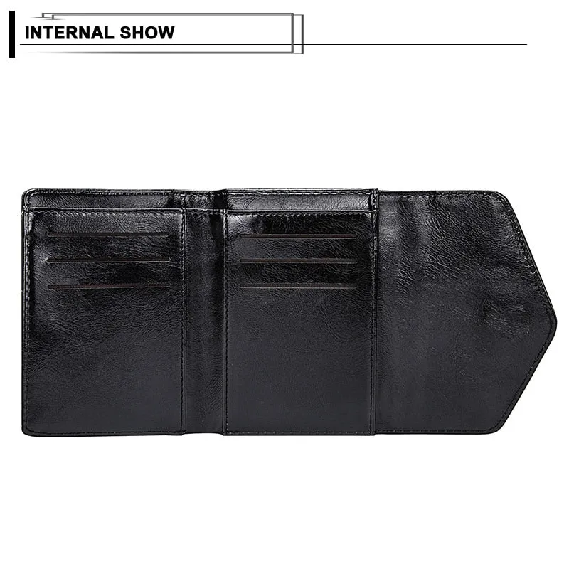 Envelope Women Wallet Patent Leather Ladies Short Coin Purse Women's Clutch Money Bags High Capacity Credit Card Holders Female