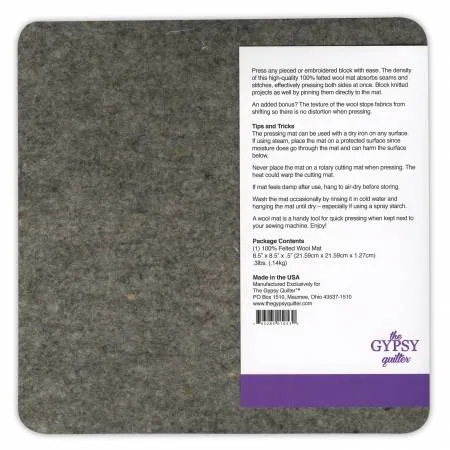 Felted Wool Pressing Mat Multiple Sizes