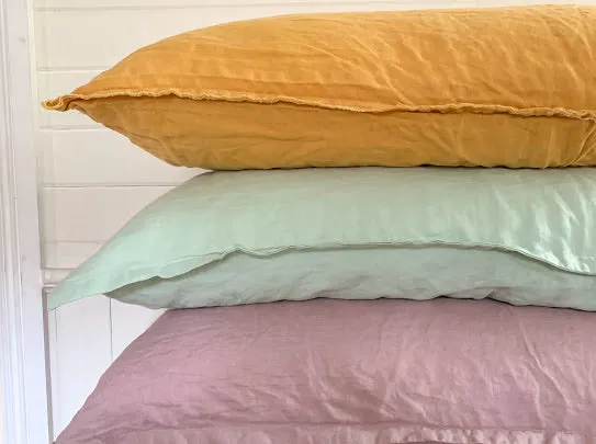 French Linen Pillowcase – Standard (Oxford Edge)