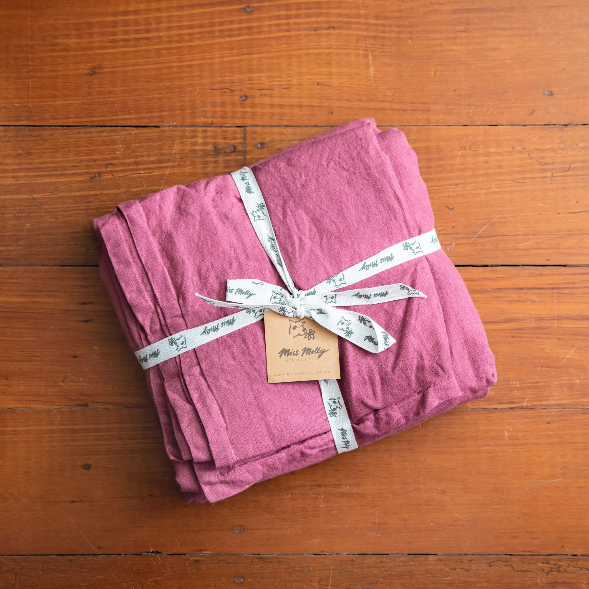 French Linen Pillowcase – Standard (Oxford Edge)