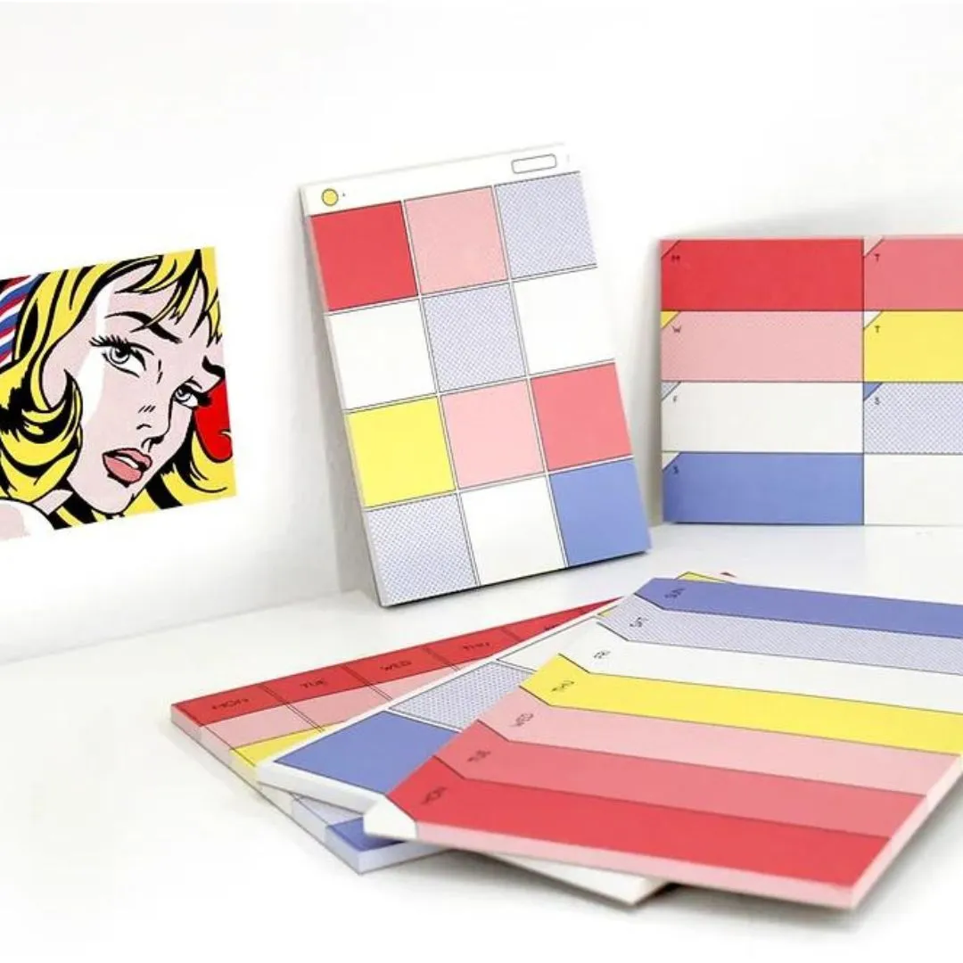 Girl With Hair Ribbon Mini Weekly Pad - Paperways Palette