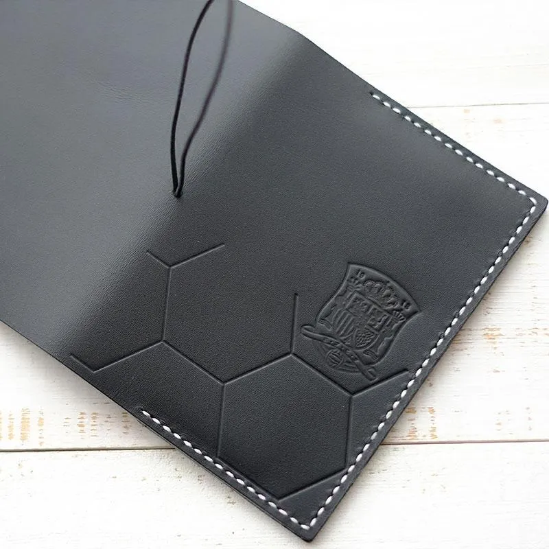 Handmade Leather Soccer Bifold Cool Men Long Wallet PERSONALIZED MONOGRAMMED GIFT CUSTOM Travel Wallet Passport Wallet
