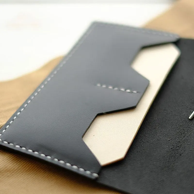 Handmade Leather Soccer Bifold Cool Men Long Wallet PERSONALIZED MONOGRAMMED GIFT CUSTOM Travel Wallet Passport Wallet