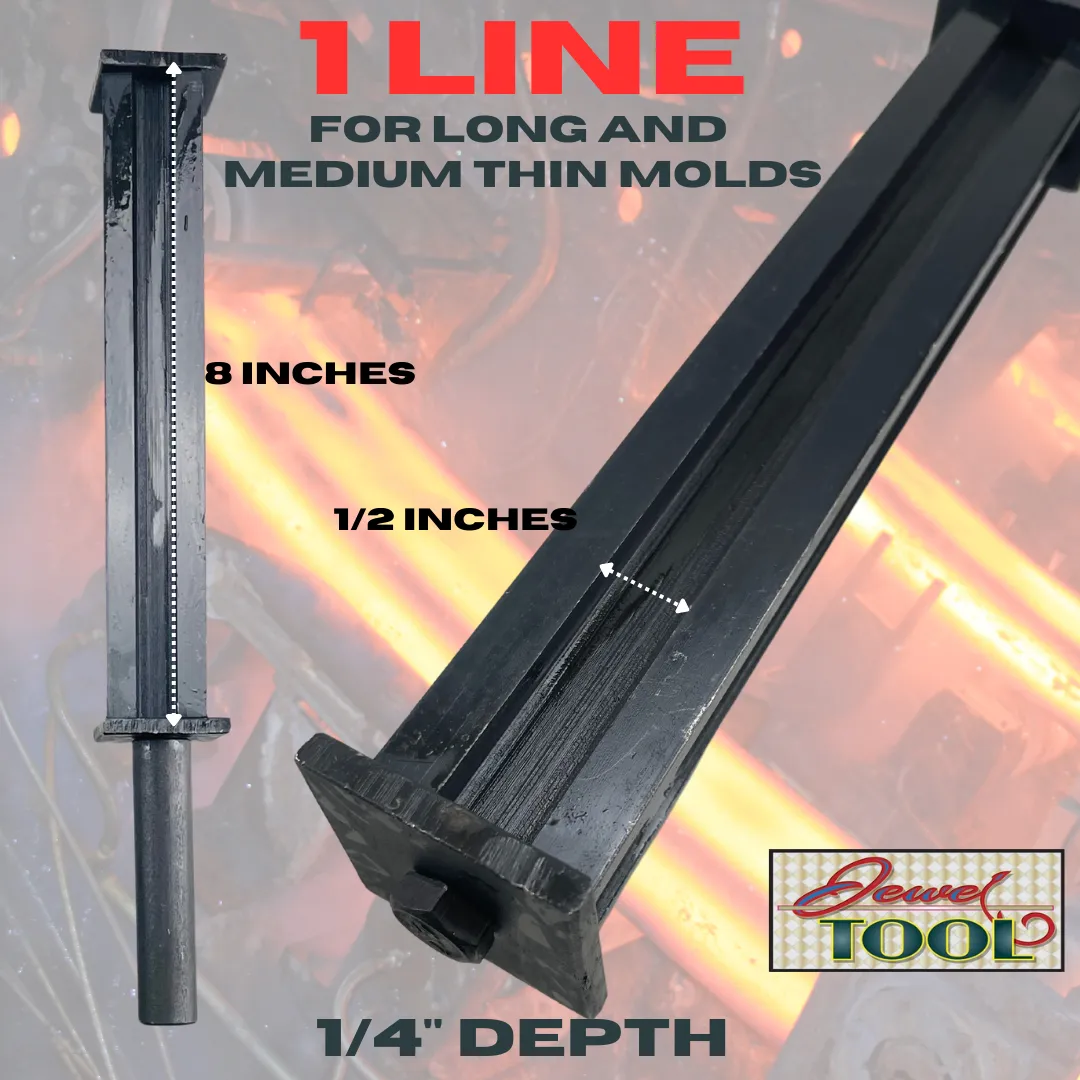 JEWEL TOOL 8 Inch Wire Combination Strip Ring Ingot || for Melting, Casting, Refining Gold Silver Copper Aluminum Brass and Precious Metals