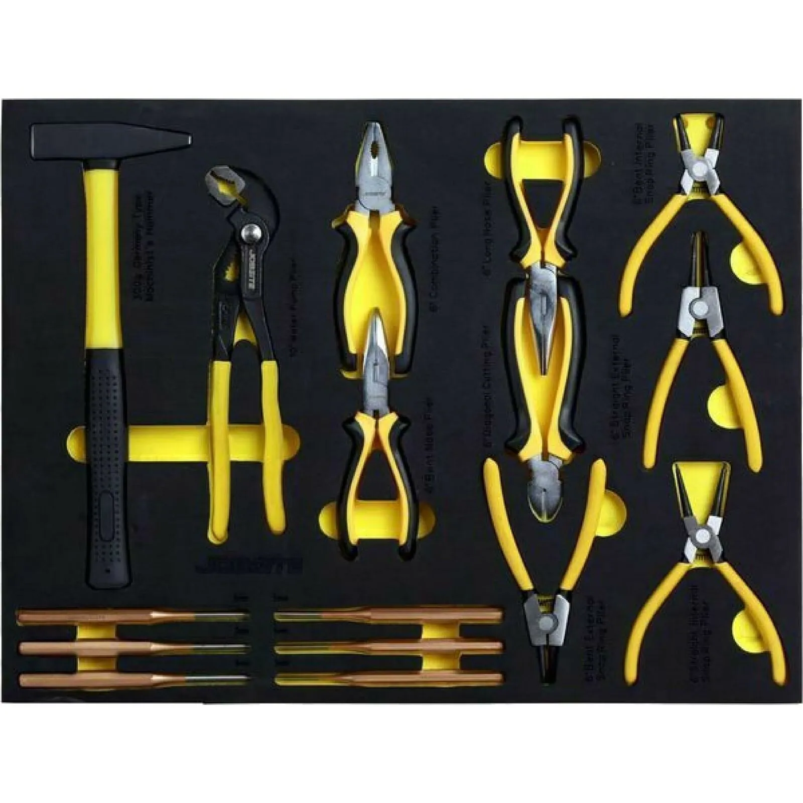 Jobsite 7 Drawer Roller Tool Cabinet Includes 270pcs Tools Set, by Neilsen CT3323