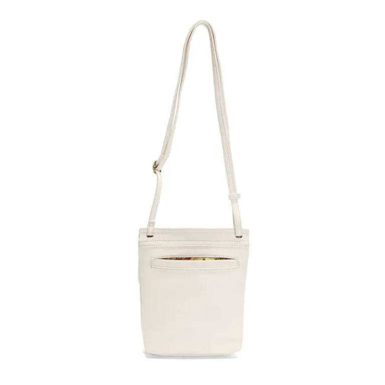 Joy Susan Aimee Front Flap Crossbody White