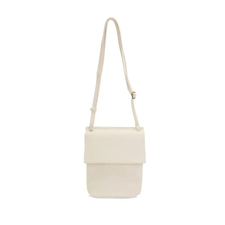 Joy Susan Aimee Front Flap Crossbody White
