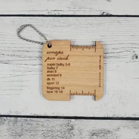 Katrinkles Wraps Per Inch Mini Tool (Without Groove Lines)
