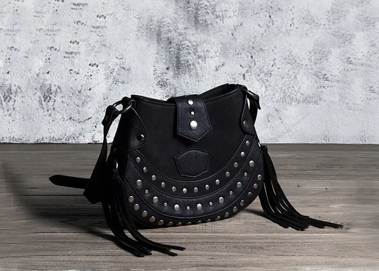 Ladies Western Crossbody Purse With Fringe Crossbody Boho Bag