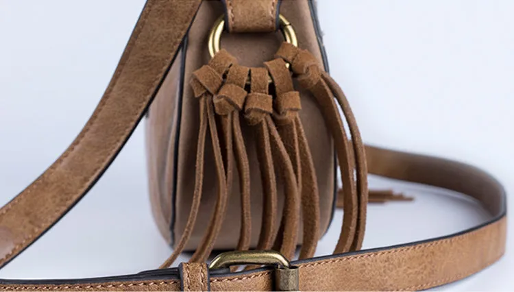 Ladies Western Crossbody Purse With Fringe Crossbody Boho Bag