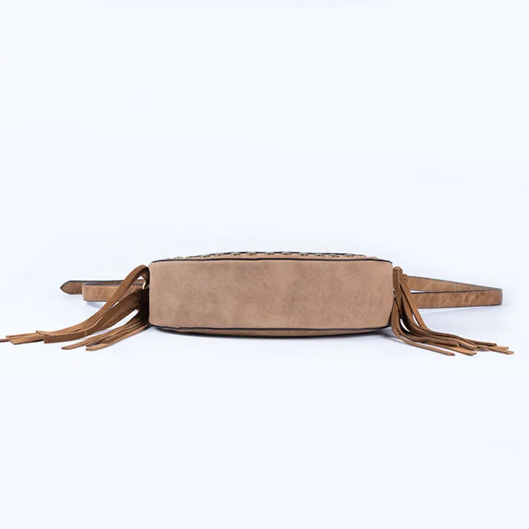 Ladies Western Crossbody Purse With Fringe Crossbody Boho Bag