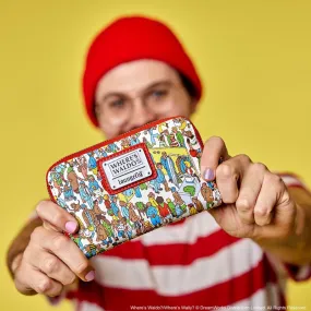 Loungefly Wheres Waldo AOP Zip Around Wallet