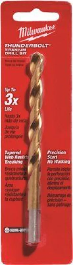 Milwaukee Thunderbolt Bit 3/32 Inch  Titanium Coated