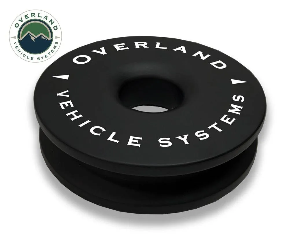 Overland Vehicle Systems Combo Pack Soft Shackle 5/8" 44,500 lb. and Recovery Ring 6.25" 45,000 lb. Black | Universal