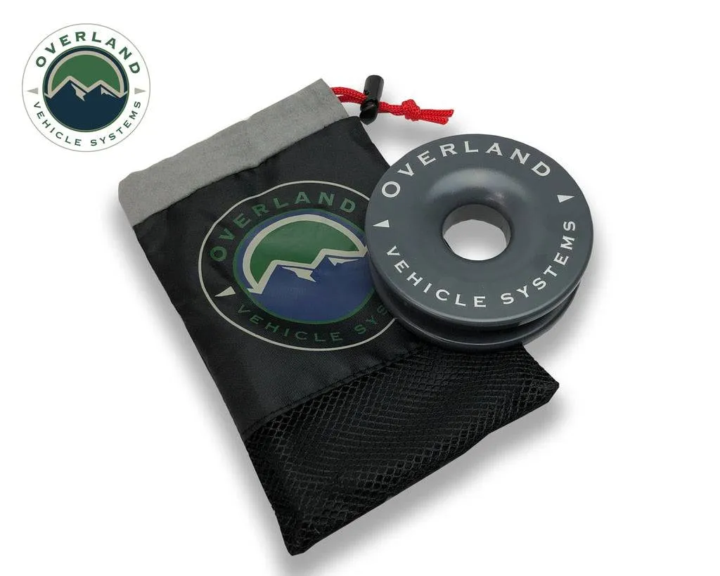 Overland Vehicle Systems Combo Pack Soft Shackle 7/16" 41,000 lb. and Recovery Ring 4.0" 41,000 lb. Gray | Universal