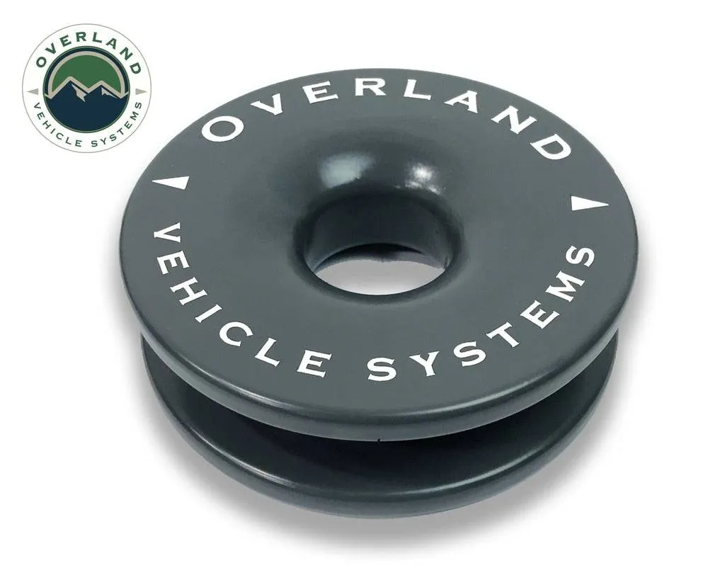 Overland Vehicle Systems Combo Pack Soft Shackle 7/16" 41,000 lb. and Recovery Ring 4.0" 41,000 lb. Gray | Universal