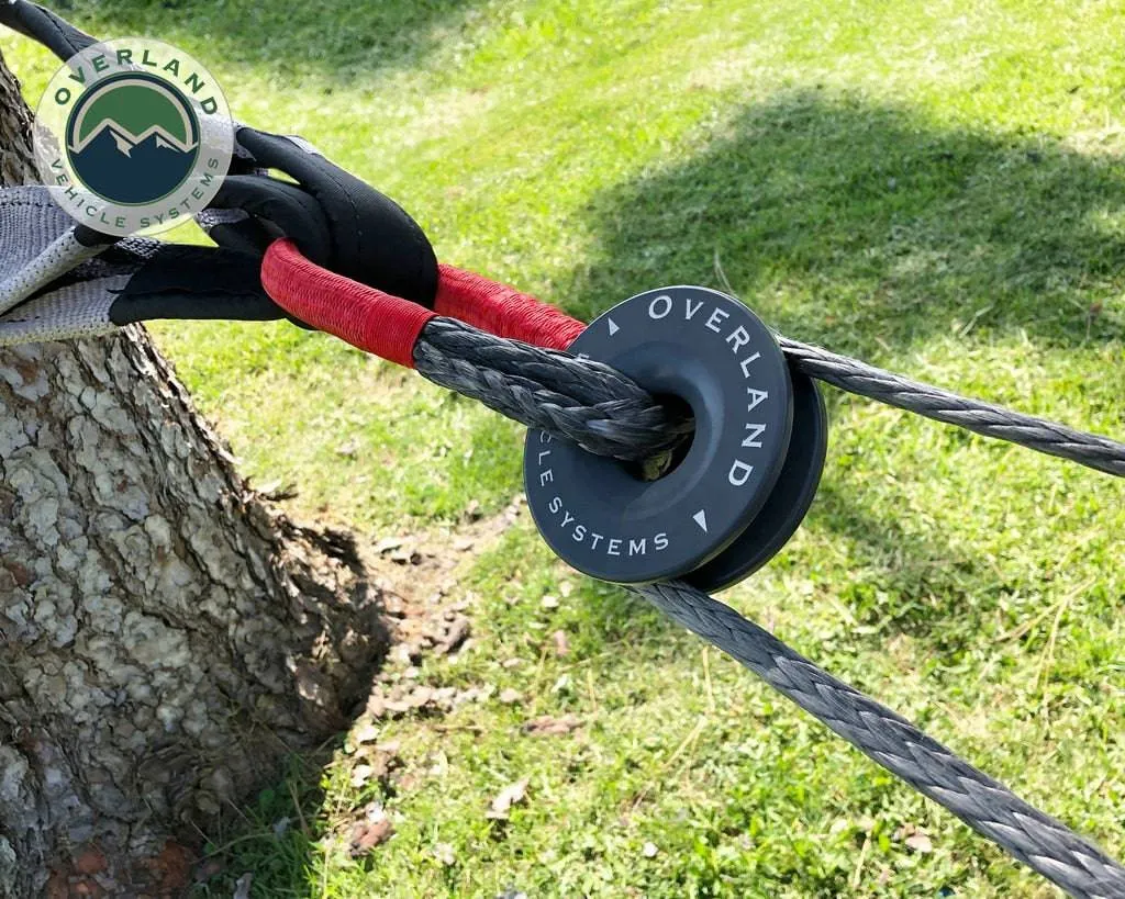 Overland Vehicle Systems Recovery Ring 4.00" 41,000 lb. Gray With Storage Bag | Universal