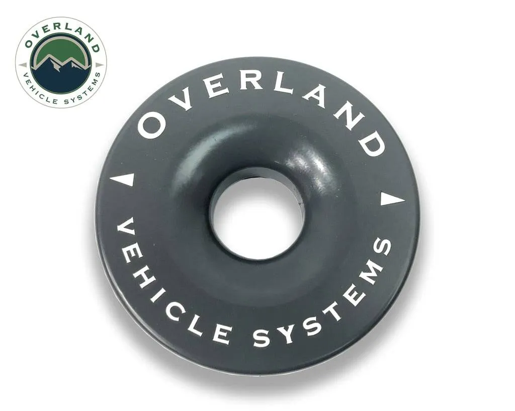 Overland Vehicle Systems Recovery Ring 4.00" 41,000 lb. Gray With Storage Bag | Universal