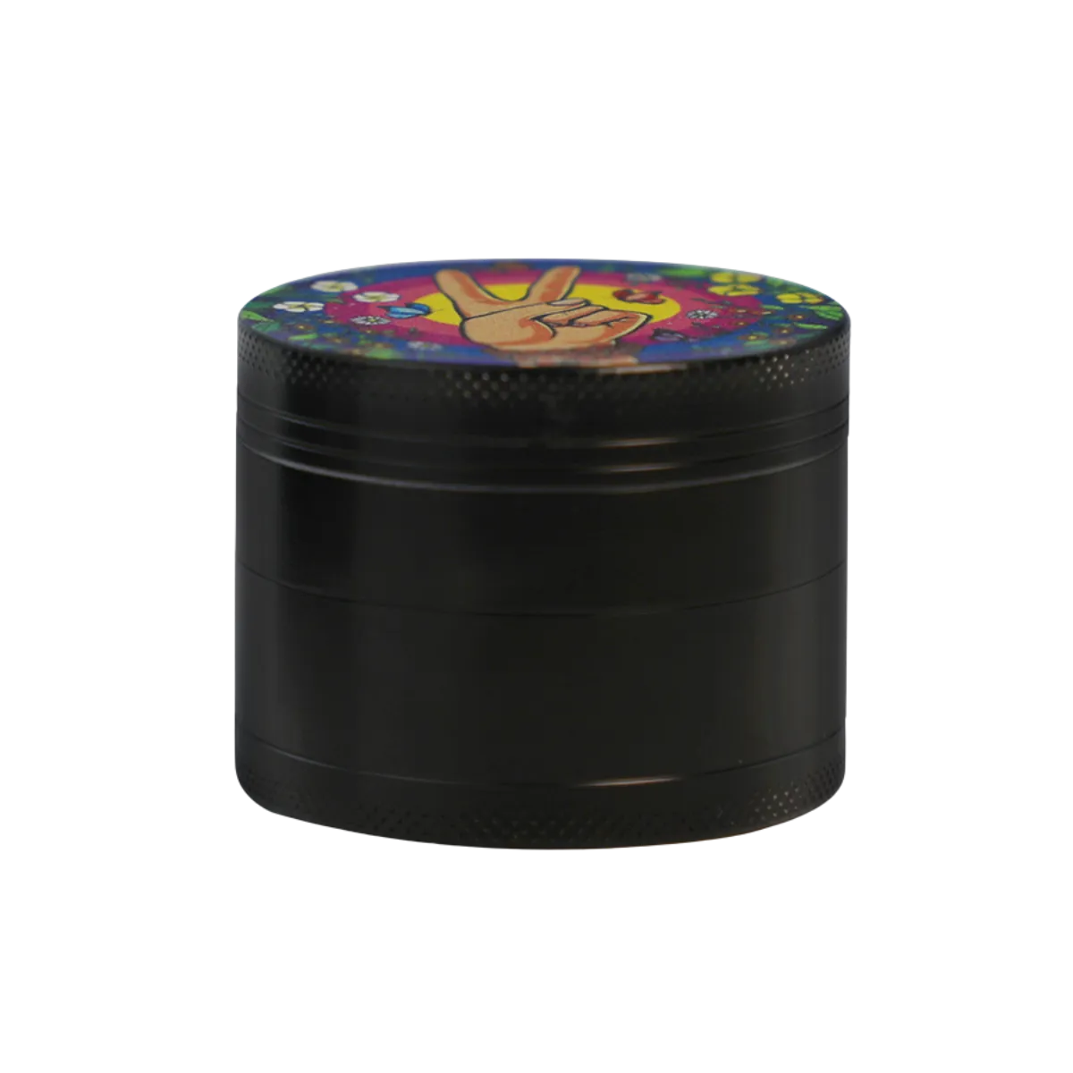 Peace Sign 4 Part Compact Grinder