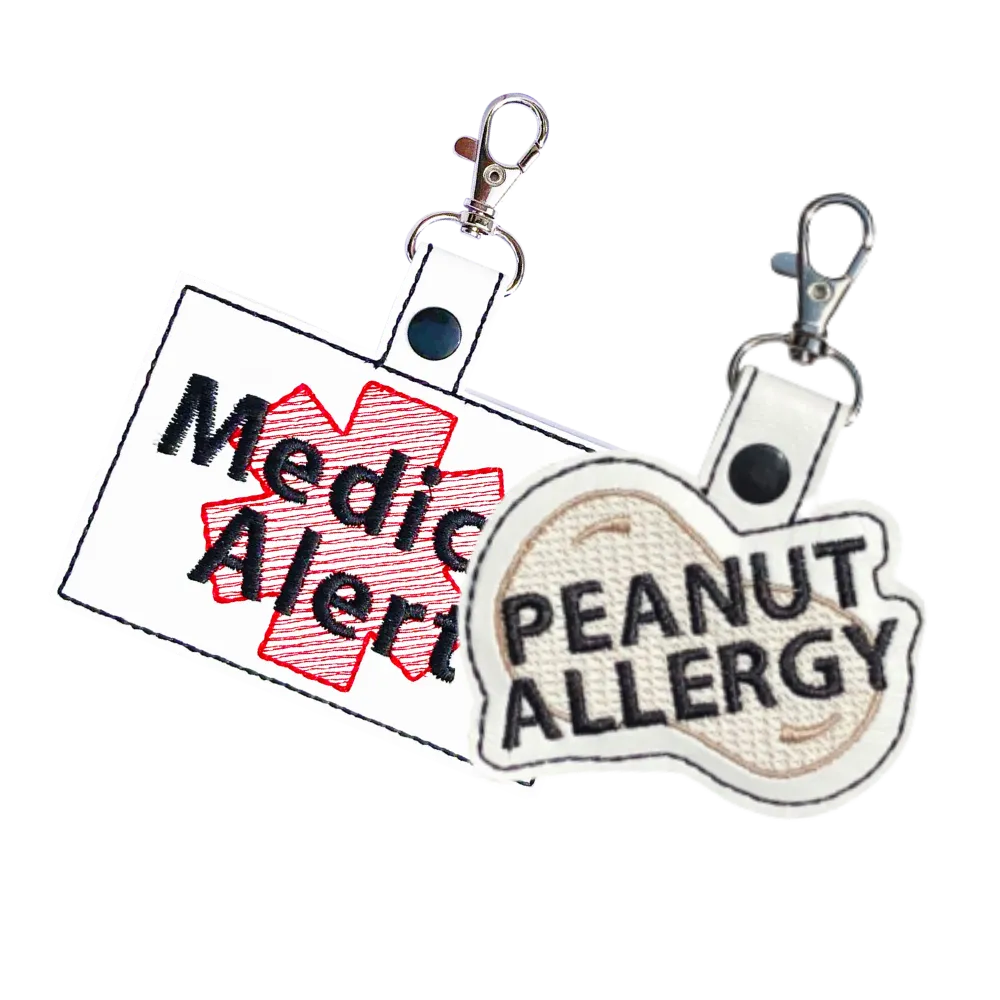 Peanut Allergy & Large Medical Alert Bundle