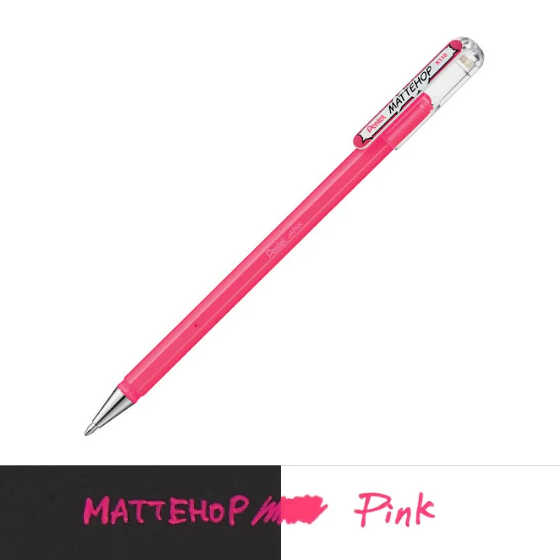 Pentel Mattehop Opaque Gel Pens