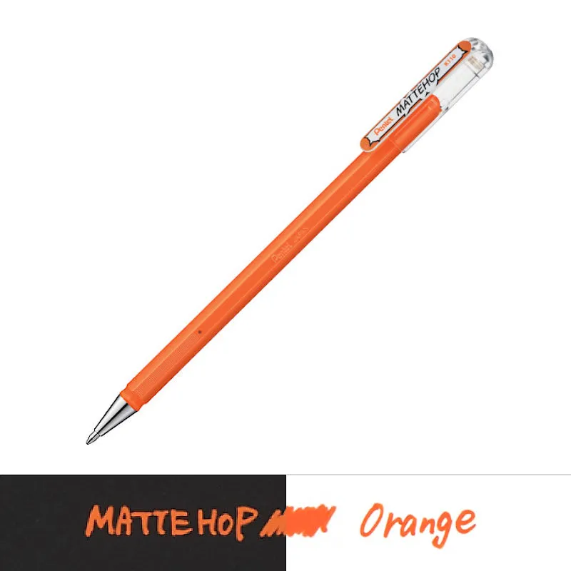Pentel Mattehop Opaque Gel Pens