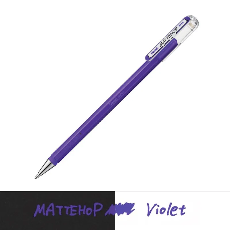 Pentel Mattehop Opaque Gel Pens