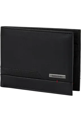 PRO-DLX 5 SLG WALLET 6 COMPARTMENTS - BLACK