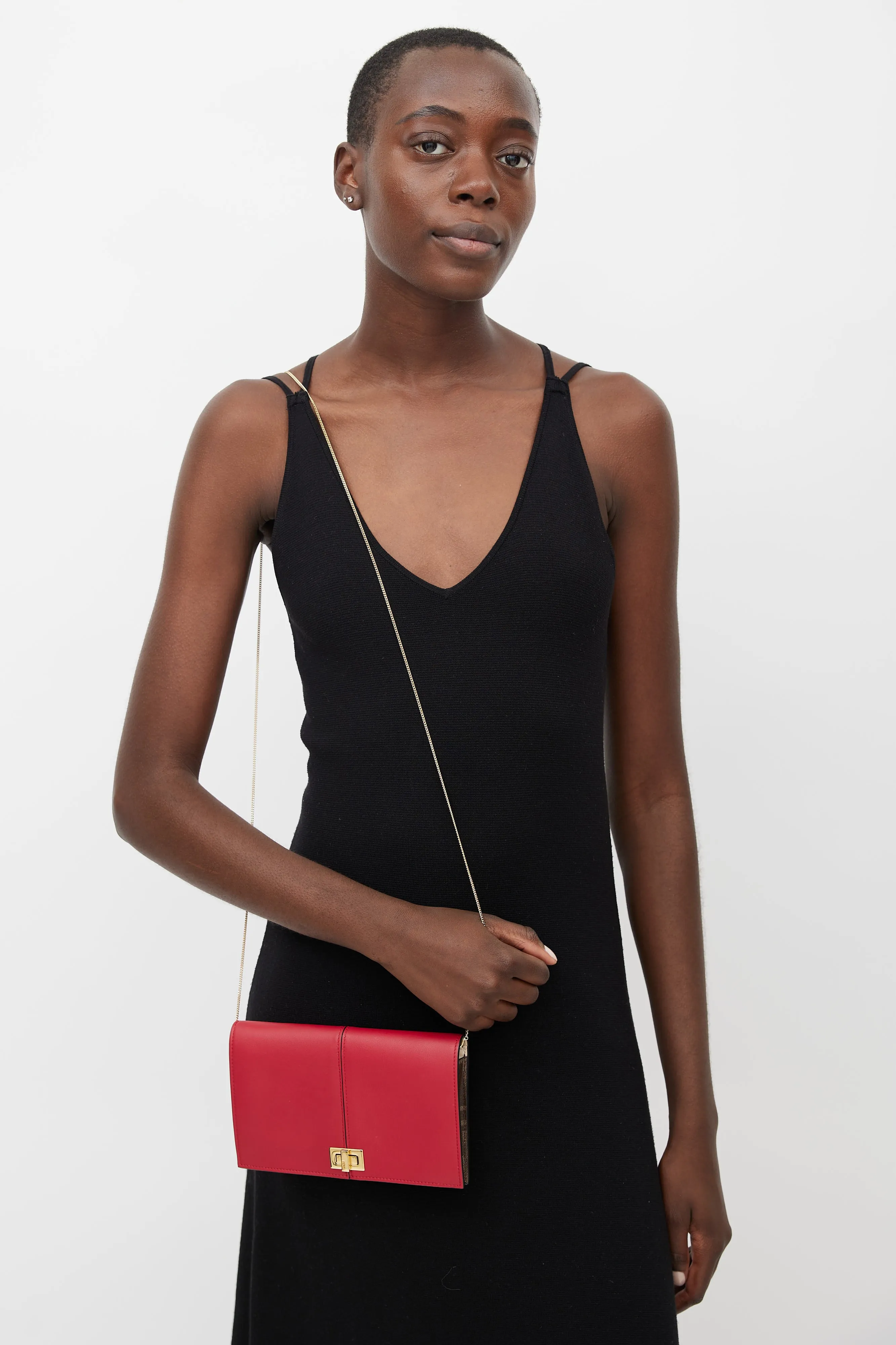 Red & Zucca Peekaboo Crossbody Bag