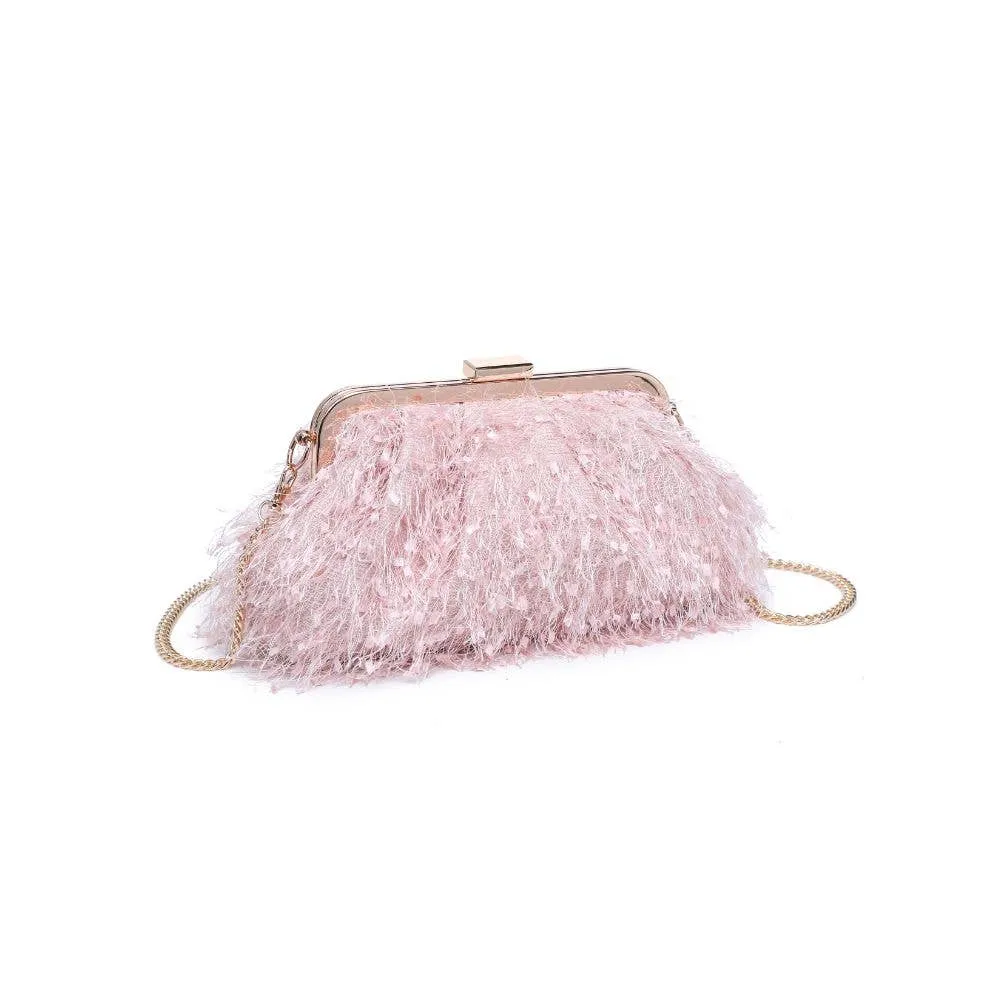Rosalind Pink Fringe Evening Bag