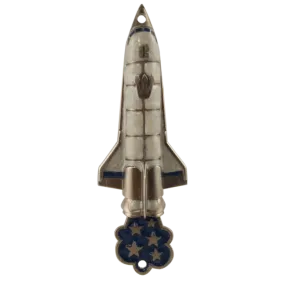 Spaceship Mezuzah Case