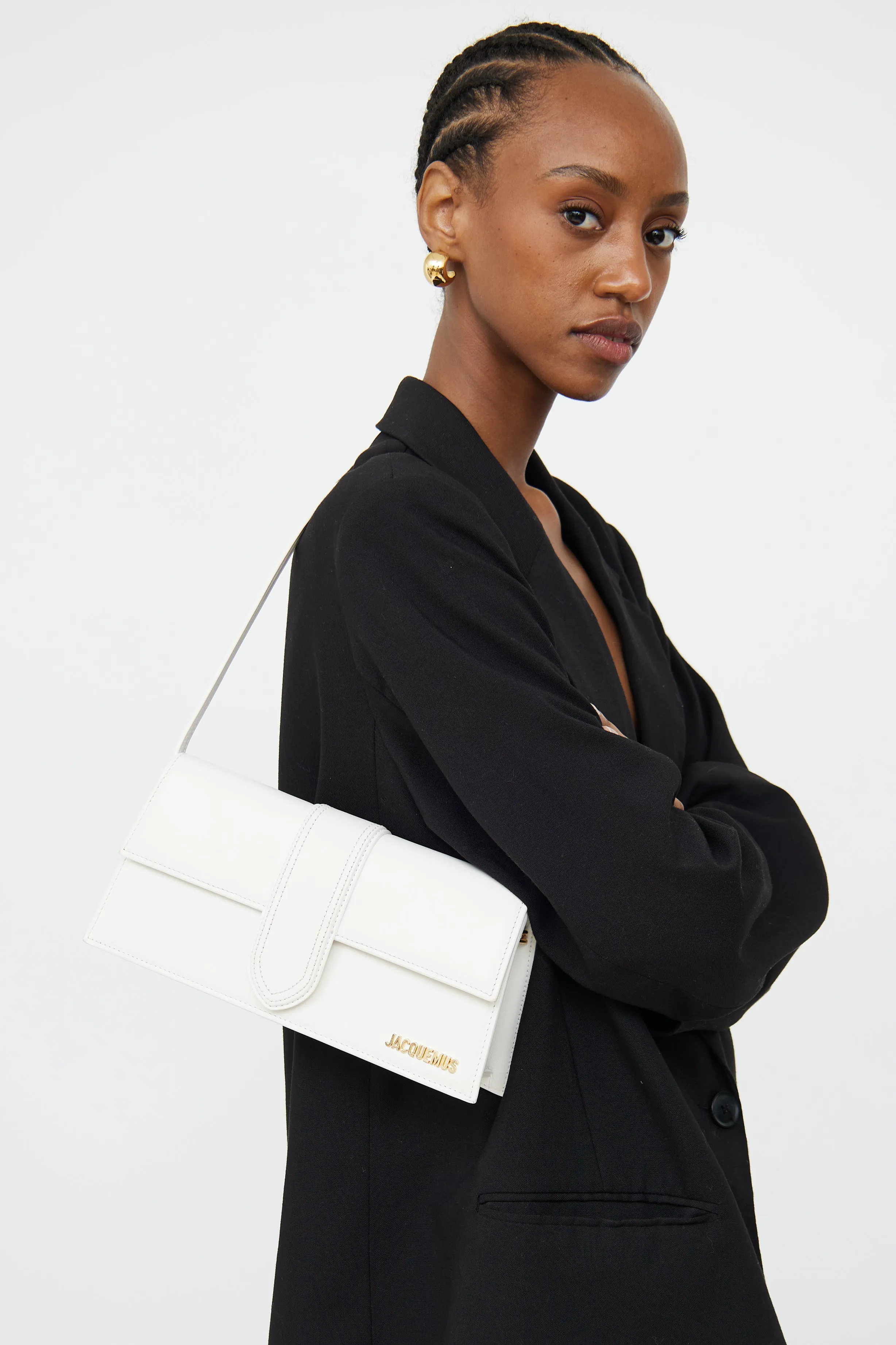 White Le Bambino Shoulder Bag
