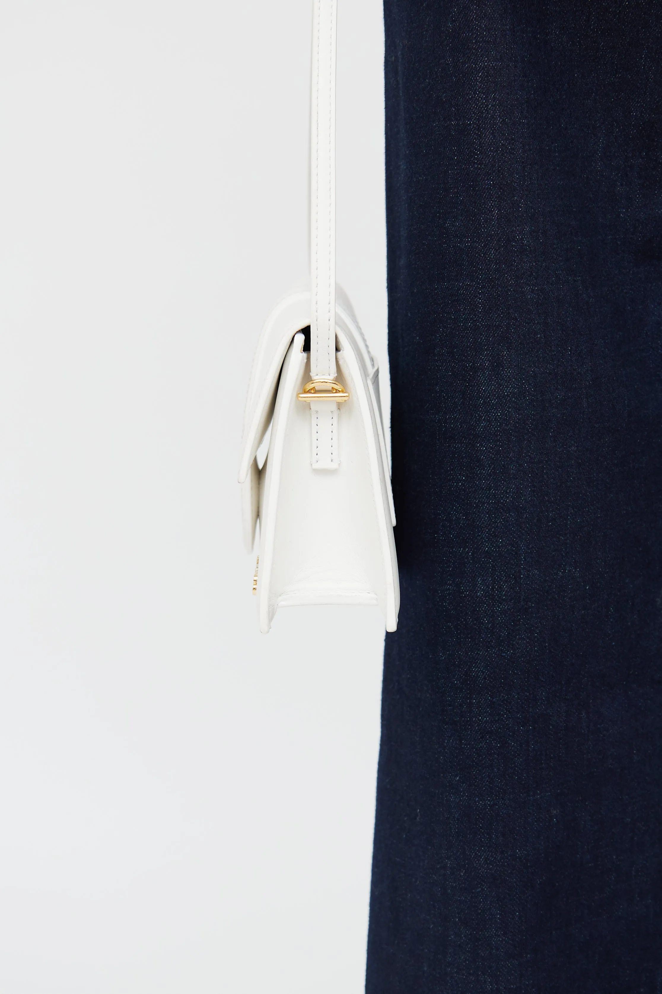 White Le Bambino Shoulder Bag