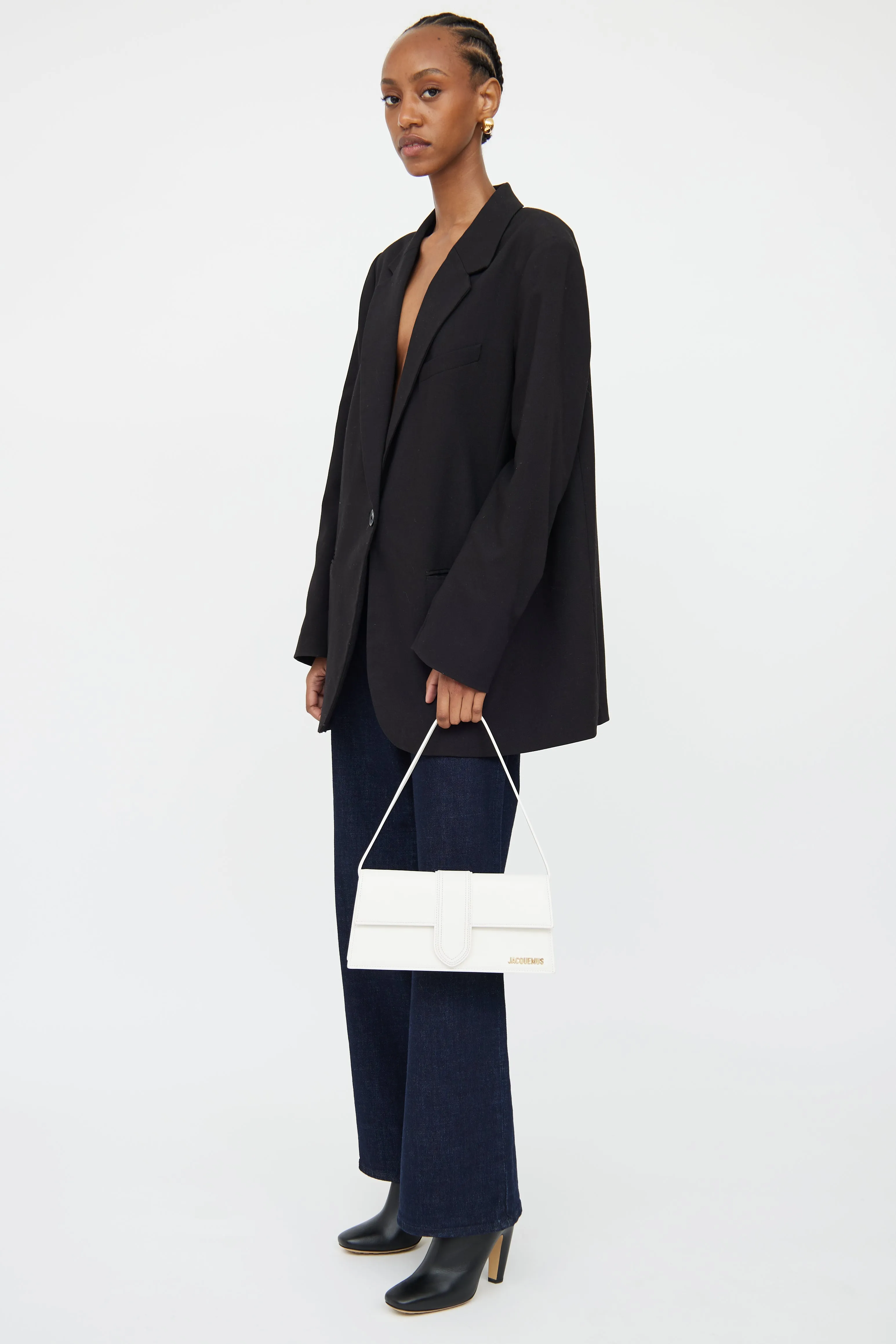 White Le Bambino Shoulder Bag