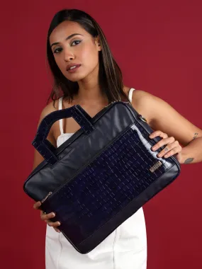 Zoe Blue 15" Laptop cum Travel Briefcase Bag | Modern Myth